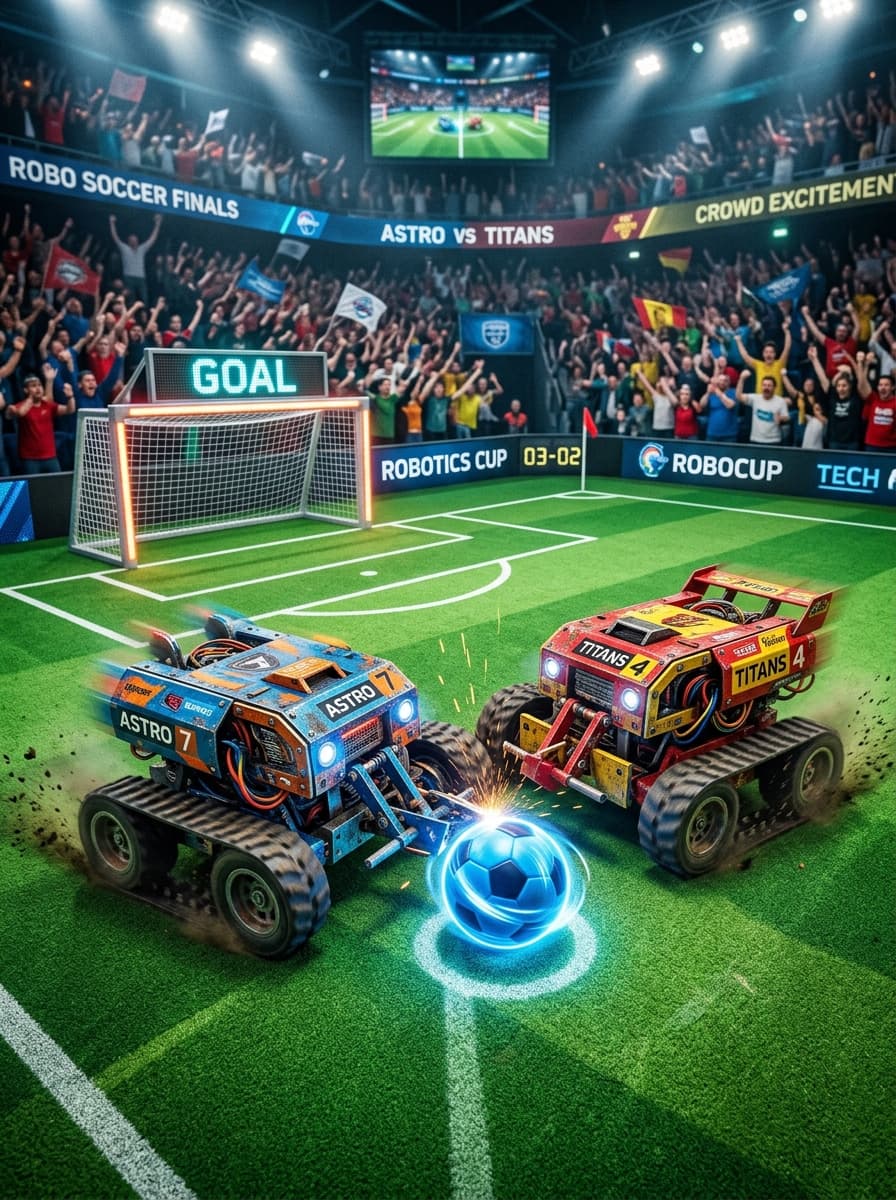 Robo Soccer Arena Match Finals