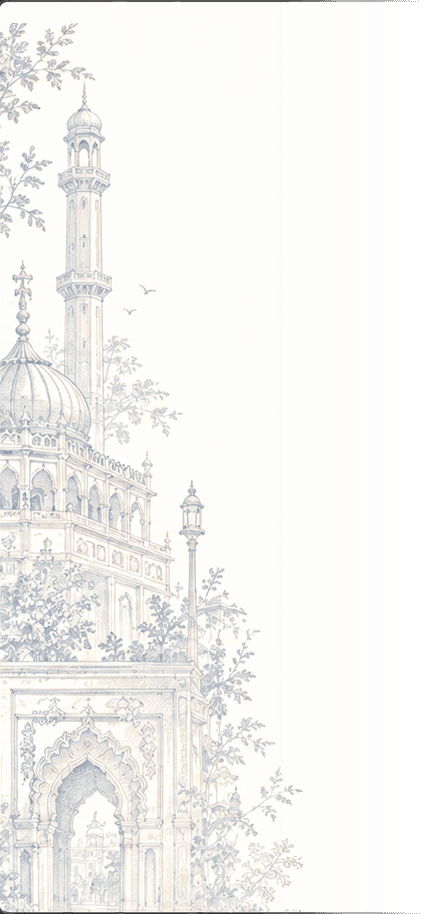 Lucknow Rumi Darwaza Heritage Illustration
